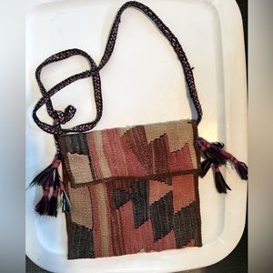 Turkish rug crossbody bag